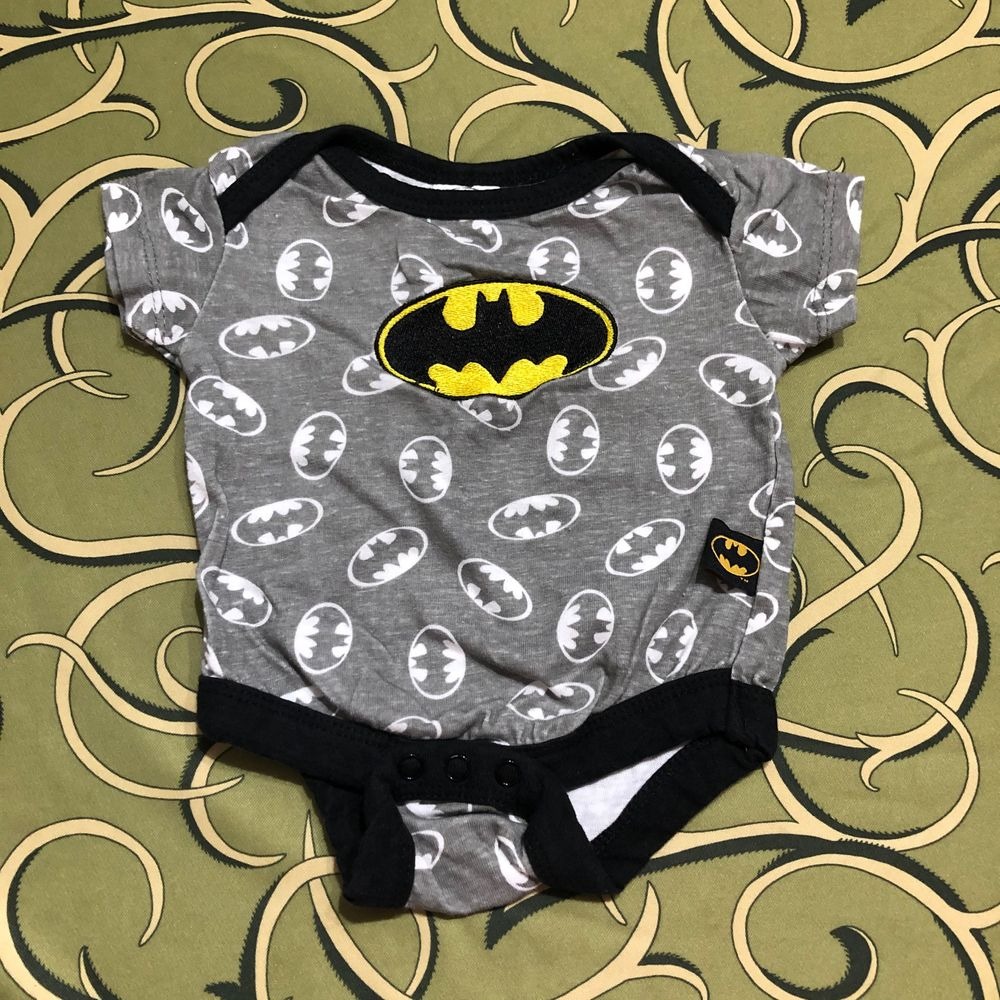 💝 Batman One Piece Infant sz 0-3 Months DC Comics